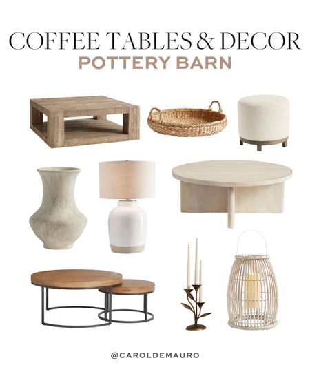 Neutral coffee table and decor pieces from Pottery Barn!

#neutraldecor #livingroomrefresh #furniturefinds #homeaccent

#LTKFind #LTKfamily #LTKhome