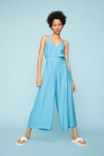 Wide-cut Tie-belt Jumpsuit | H&M (US + CA)