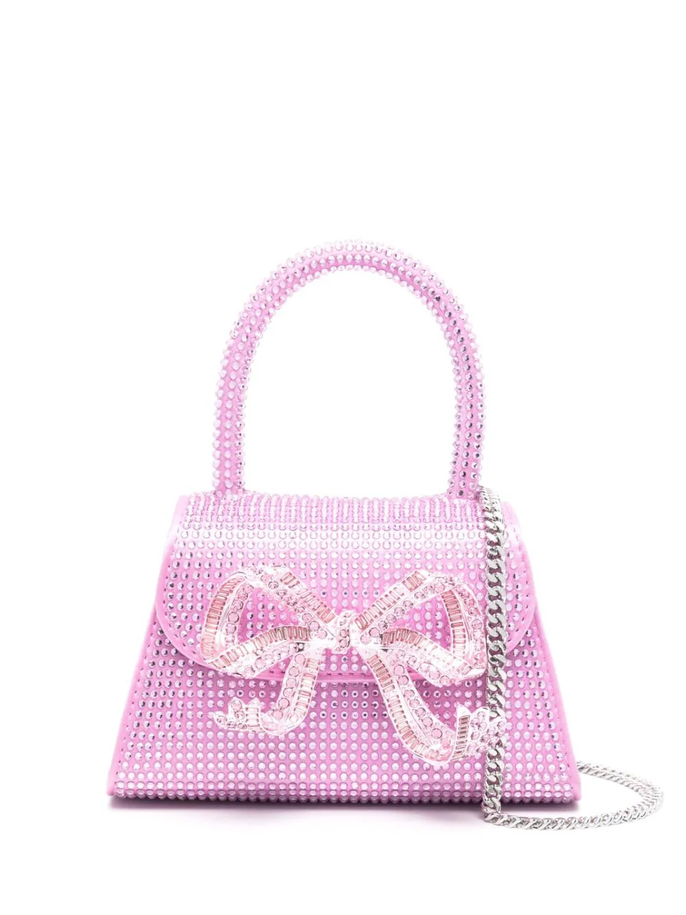Self-Portrait Micro Bow rhinestone-embellished Bag - Farfetch | Farfetch Global