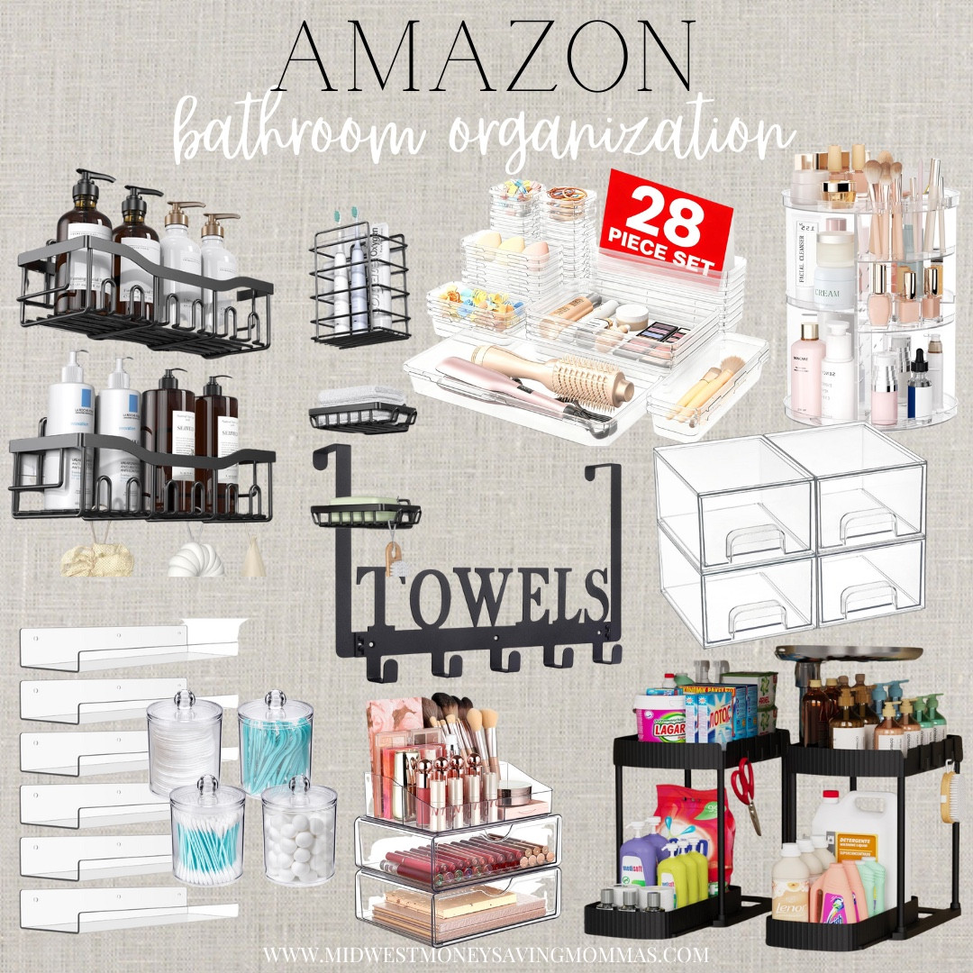 Amazon bathroom organization 

Bathroom storage  new year organization  storage solution  Amazon finds 

#LTKmomlife #LTKFindsUnder100 #LTKHome