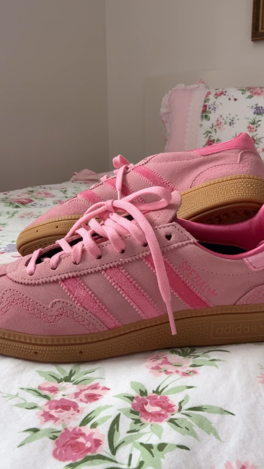 The most perfect pink girly heart sneakers. 🎀💗🥹  linked both Canadian & US options!! 

#LTKValentine #LTKSeasonal