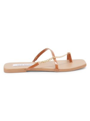 Farow Chain Trim Flat Sandals | Saks Fifth Avenue OFF 5TH