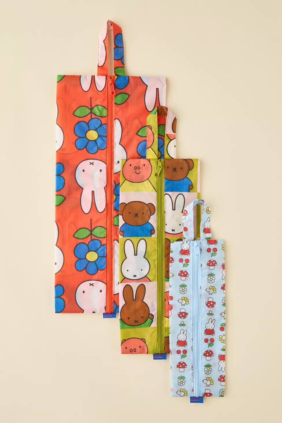 BAGGU & Miffy 3D Travel Zip Pouch Set | Urban Outfitters (US and RoW)