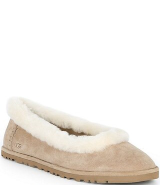 UGG Zora Suede Ballet Flats | Dillard's | Dillard's