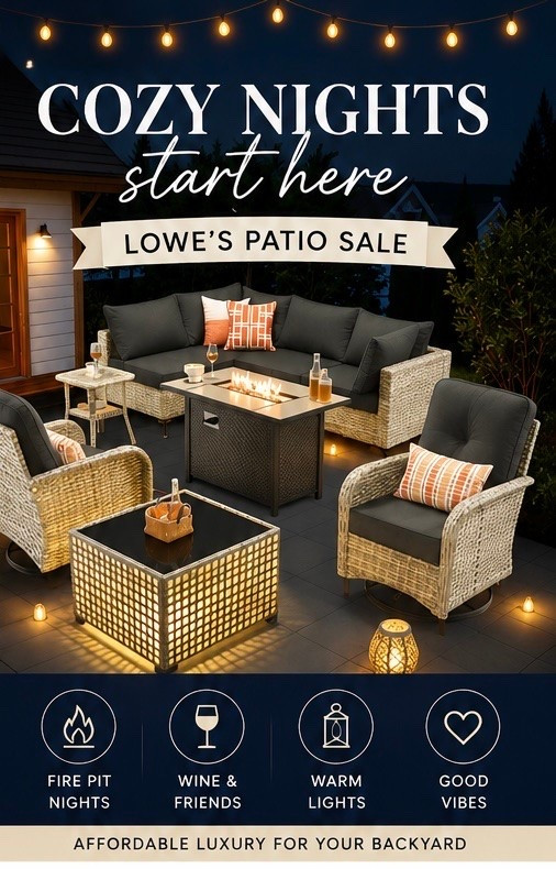 Whether your vibe is moody contemporary, cozy coastal, or “HGTV but with profanity,” these patio finds are giving luxury backyard energy without requiring a second mortgage.

✨ Shop the patio sale before the good sets disappear for summer.
✨ Perfect for backyard dinners, morning coffee, girls nights, and pretending your life is a Nancy Meyers movie.

#LTKHome #LTKOver40 #LTKSeasonal