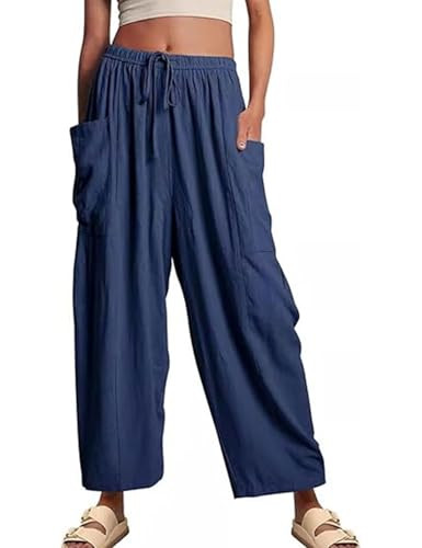 Kissonic Wide Leg Pants Loose Palazzo Harem Pants | Amazon (US)