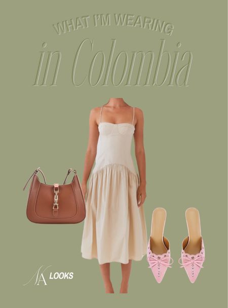 What I’m wearing to Colombia 🌸🤍👡

#summerdress #summeroutfit #vacationoutfit 

#LTKStyleTip #LTKFindsUnder50 #LTKFindsUnder100