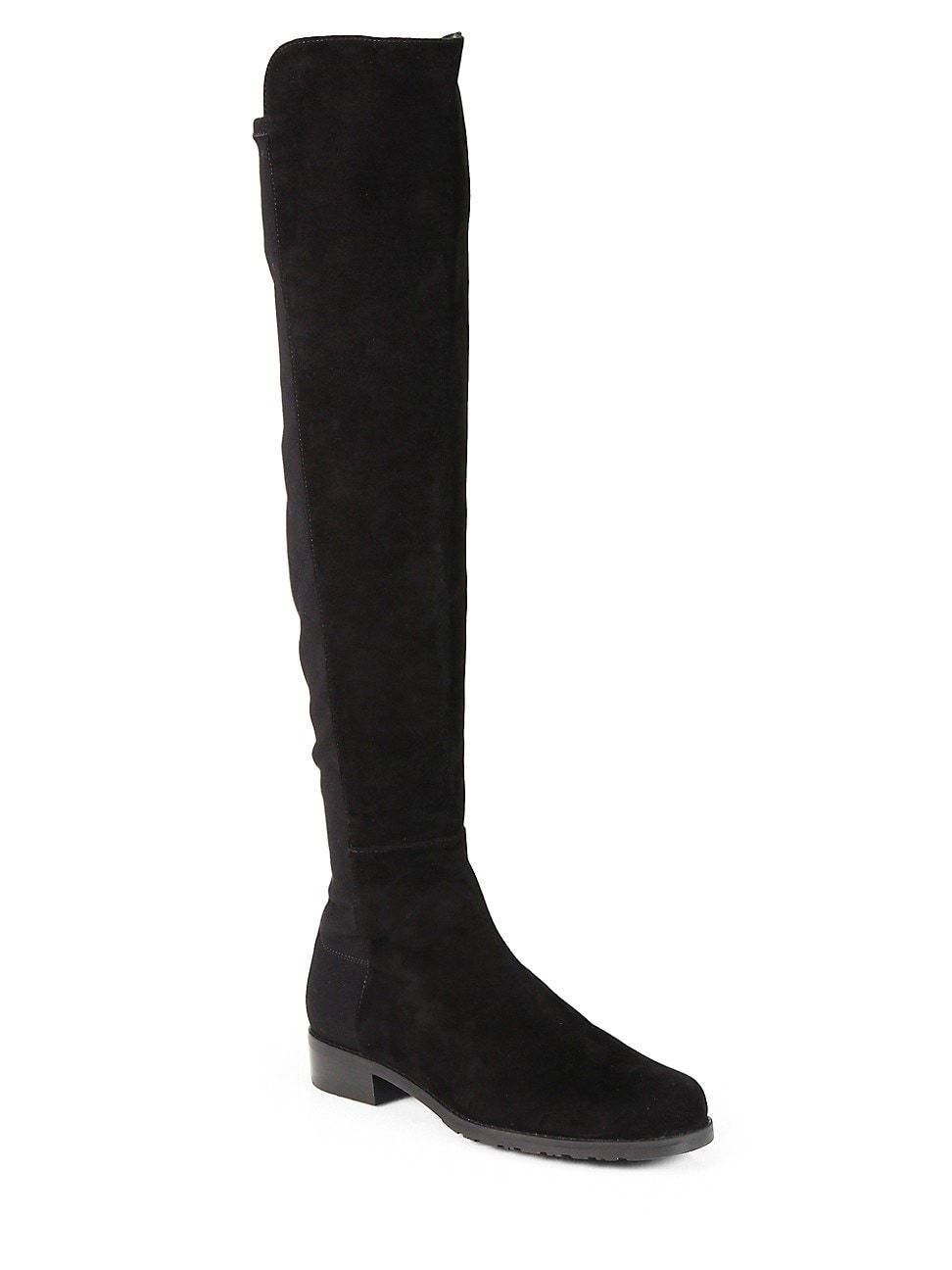 Women's 5050 Over-The-Knee Stretch-Suede Boots - Black - Size 8.5 | Saks Fifth Avenue