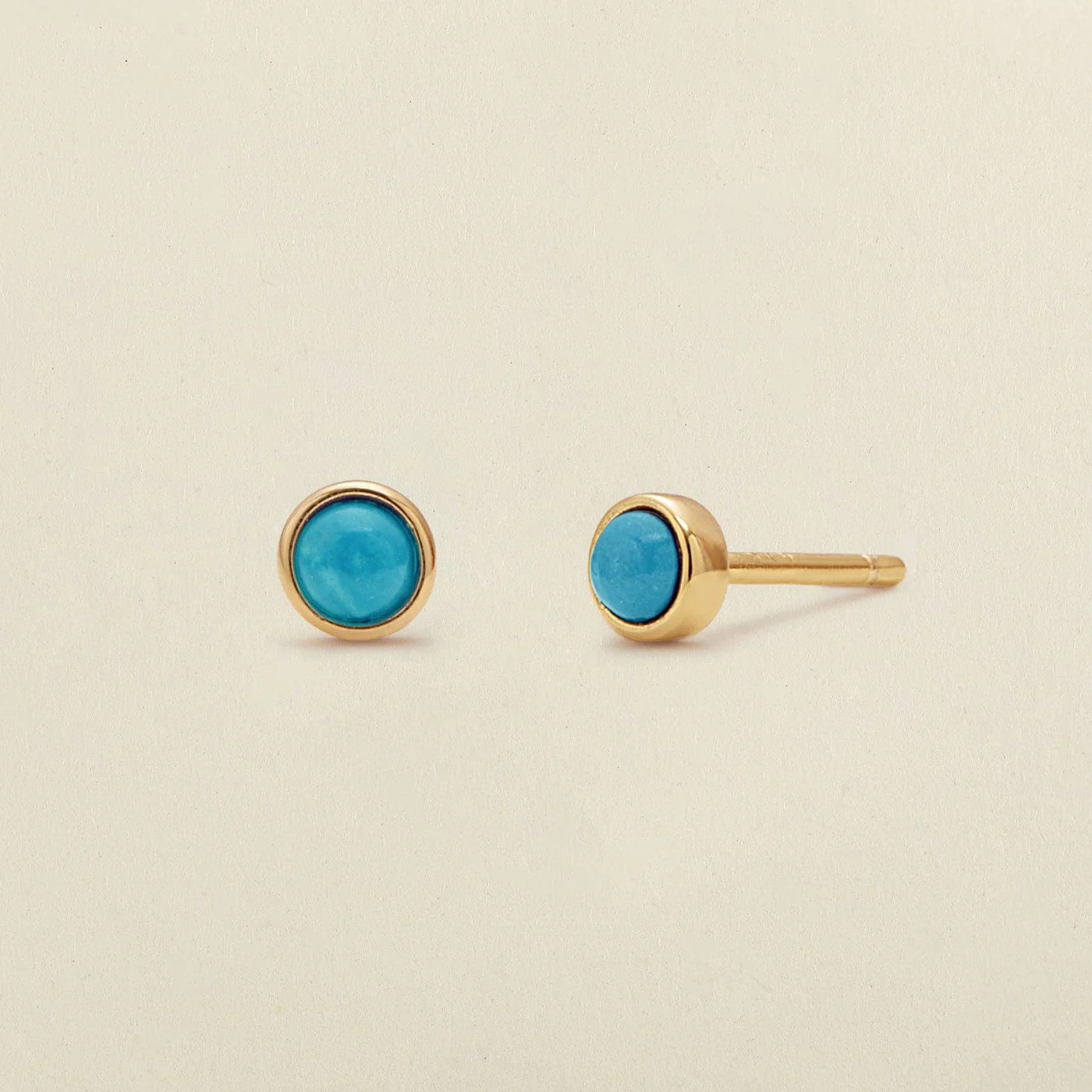 Turquoise Stud Earrings | Final Sale | Made by Mary (US)
