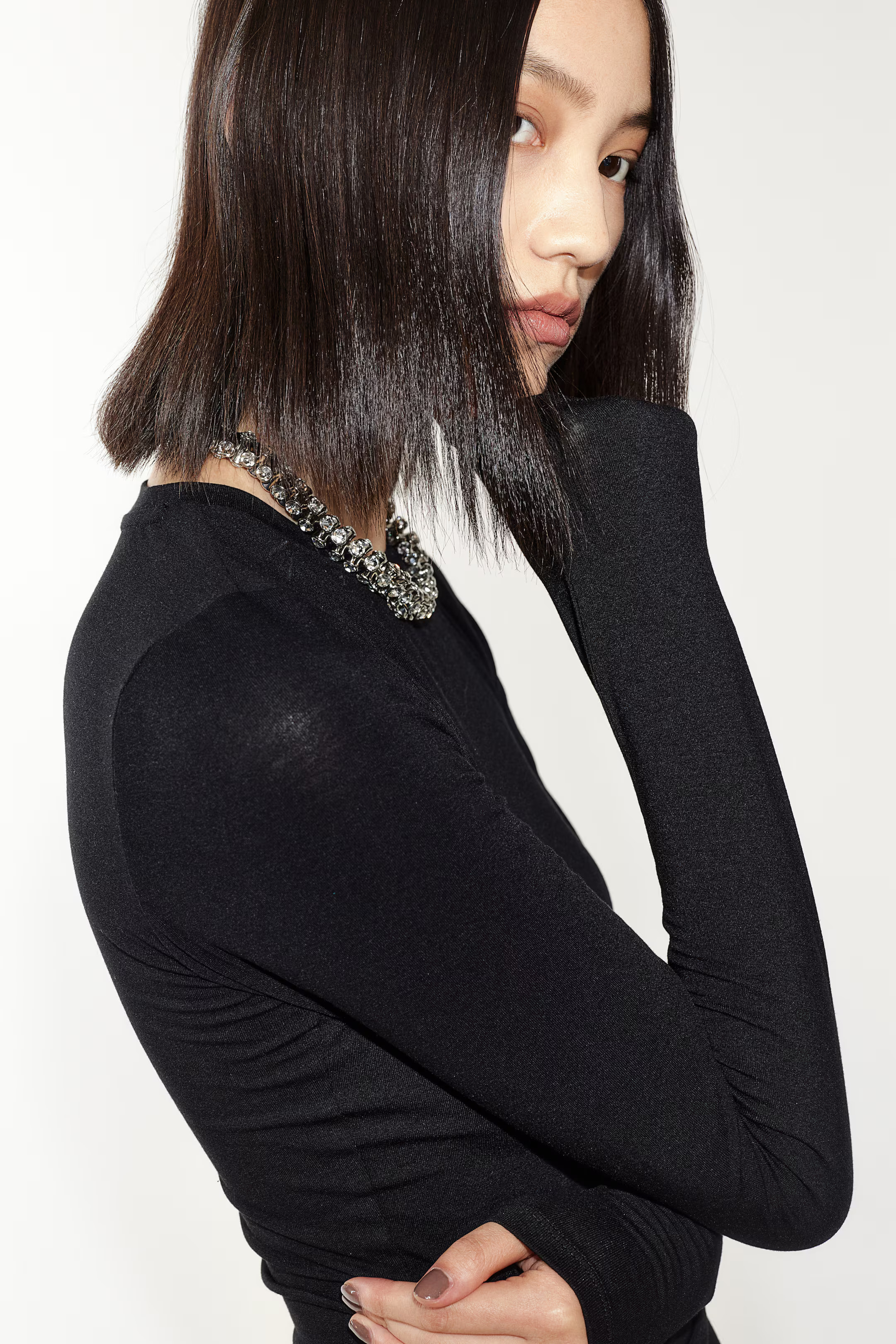 Long-sleeved Jersey Top | H&M (US + CA)