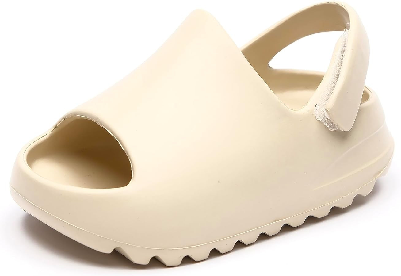 Toddler Little Kids Slides Sandals Summer Slip-On Sandals Beach Pool Anti-slip Slippers for Kids ... | Amazon (US)