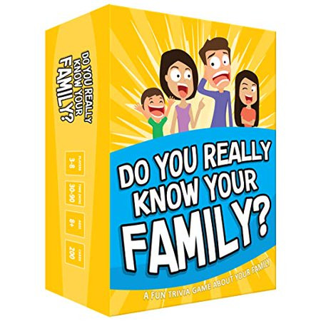 Do You Really Know Your Family? A Fun Family Game Filled with Conversation Starters and Challenges - | Walmart (US)