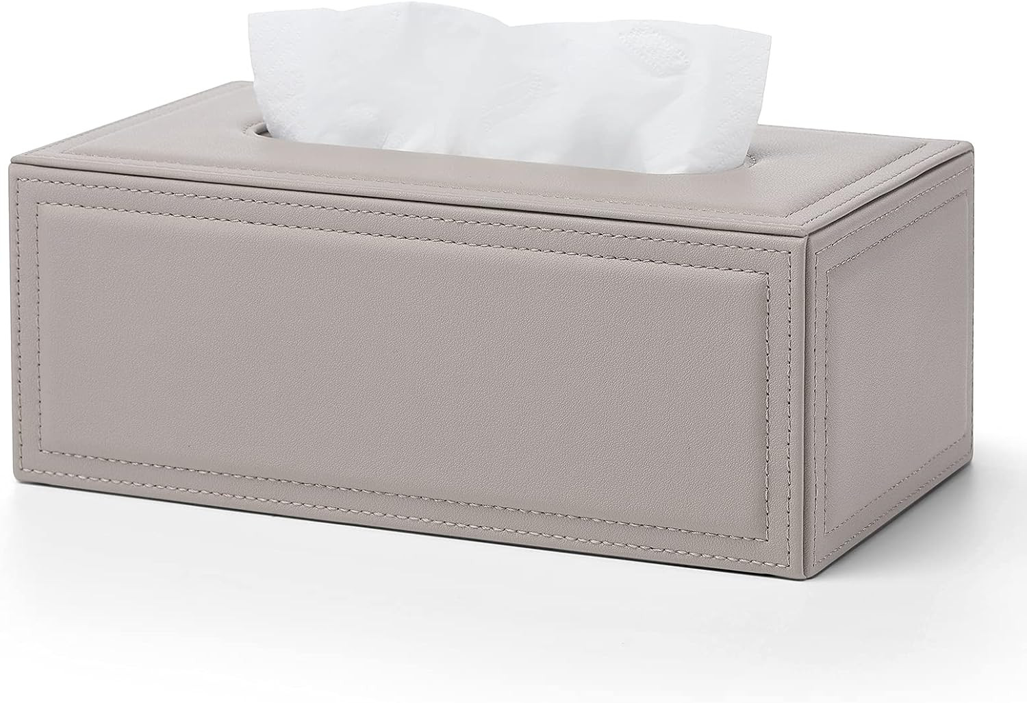 Vlando Rectangular PU Leather Tissue Box Cover, Modern Rectangular Face Tissue Box, Suitable for ... | Amazon (CA)