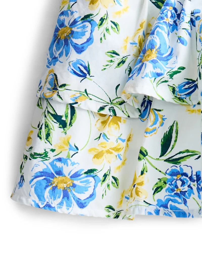 Free Assembly Girls Ruffle Skirt, Sizes XS-XL | Walmart (US)