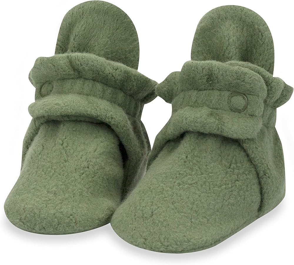 Zutano Unisex Fleece Baby Booties, Warm Infant Slippers, Lost Sock Solution | Amazon (US)