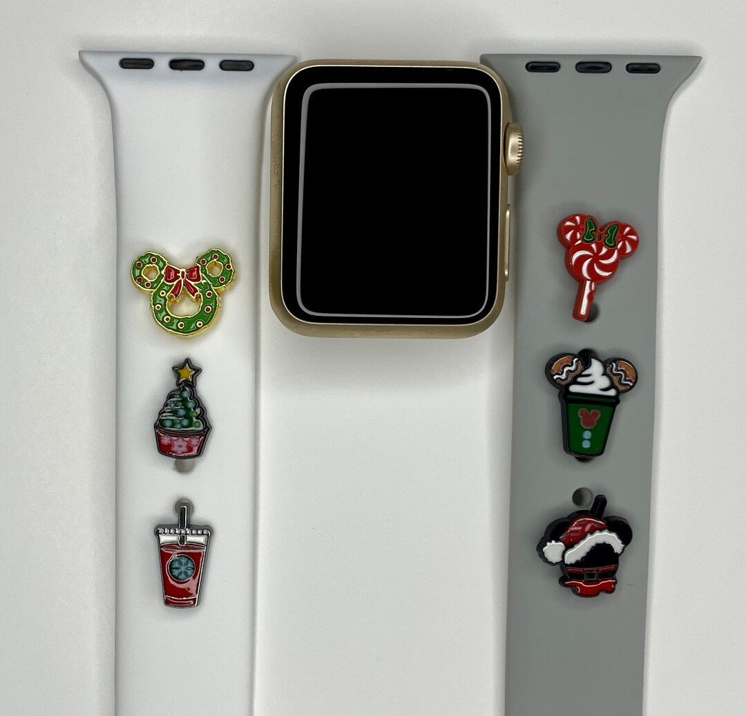 Mickey Christmas Treats Apple Watch Band Charm Apple Watch - Etsy | Etsy (US)