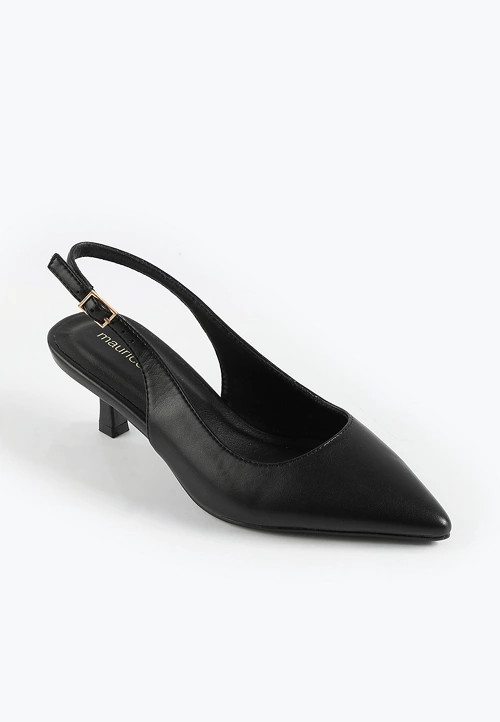Supercush Faux Leather Slingback Kitten Heel | Maurices