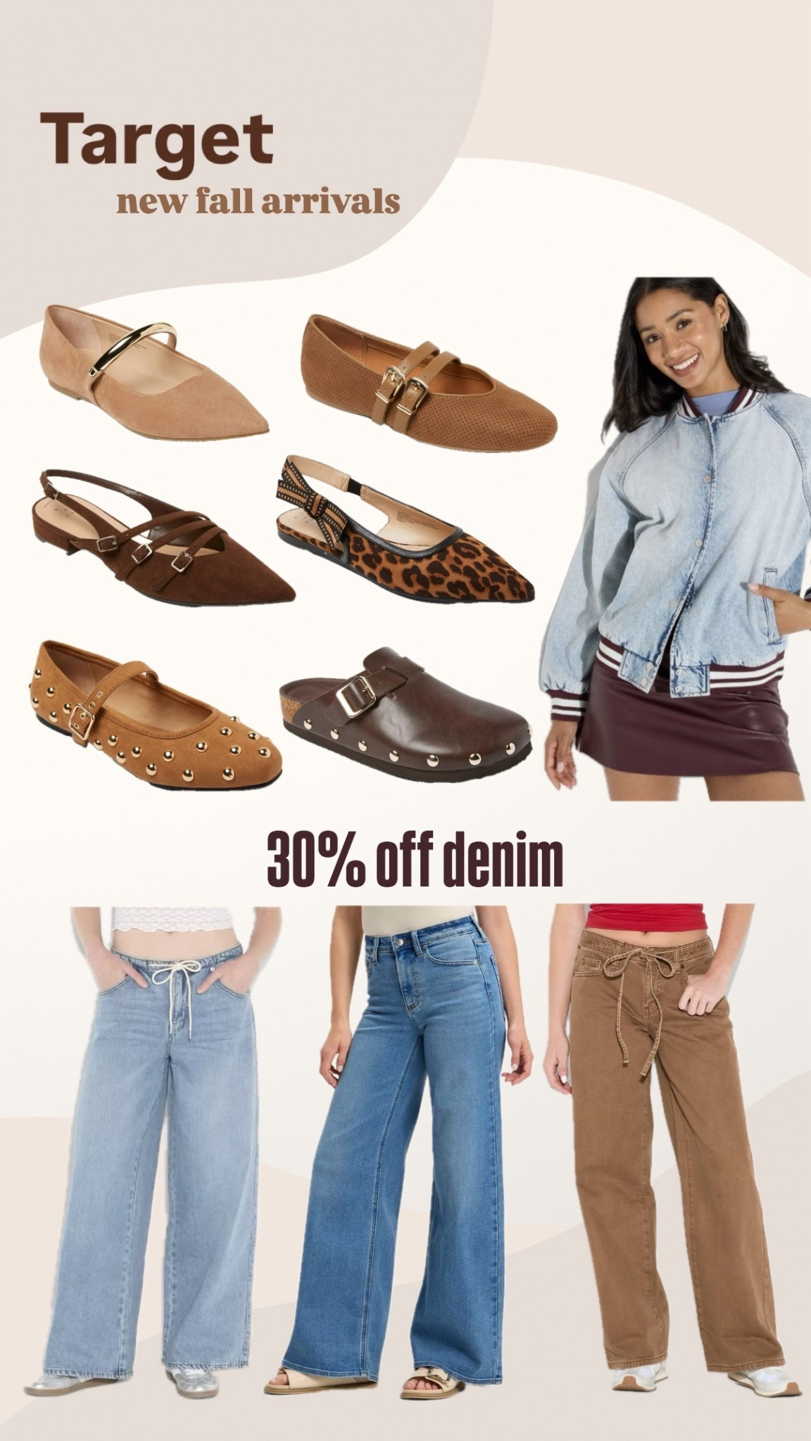 Target new fall arrivals / target denim 30% off / target finds / suede flats 

#LTKSaleAlert #LTKSeasonal #LTKShoeCrush