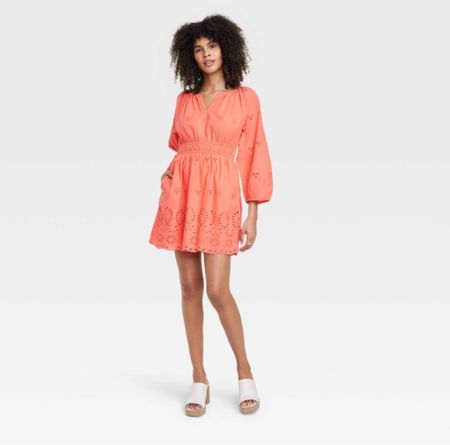 New at Target 🎯 Universal Thread Puff Sleeve Eyelet Dress! 

#LTKunder50 #LTKstyletip #LTKFind