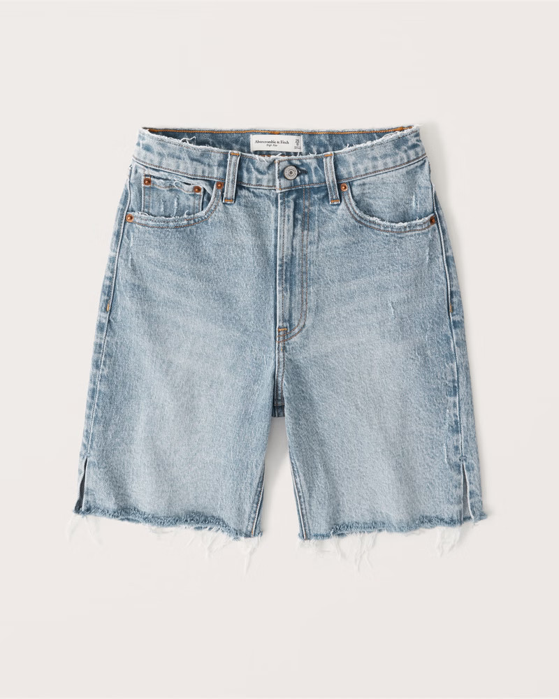 High Rise 7 Inch Shorts | Abercrombie & Fitch (US)