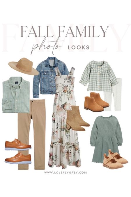 Gorgeous fall family photo look. I am loving all the green this season! 

#LTKstyletip #LTKfamily #LTKFind