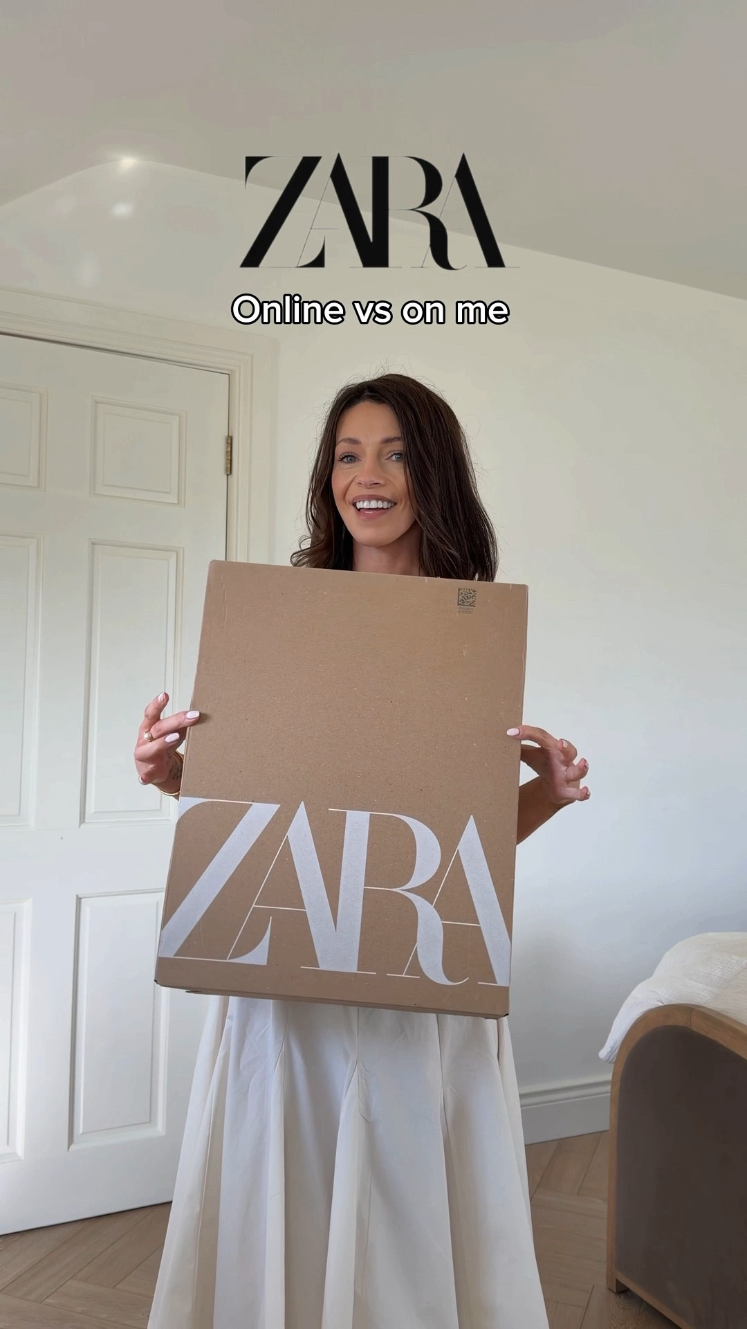 Zara try on - online vs on me 🤎