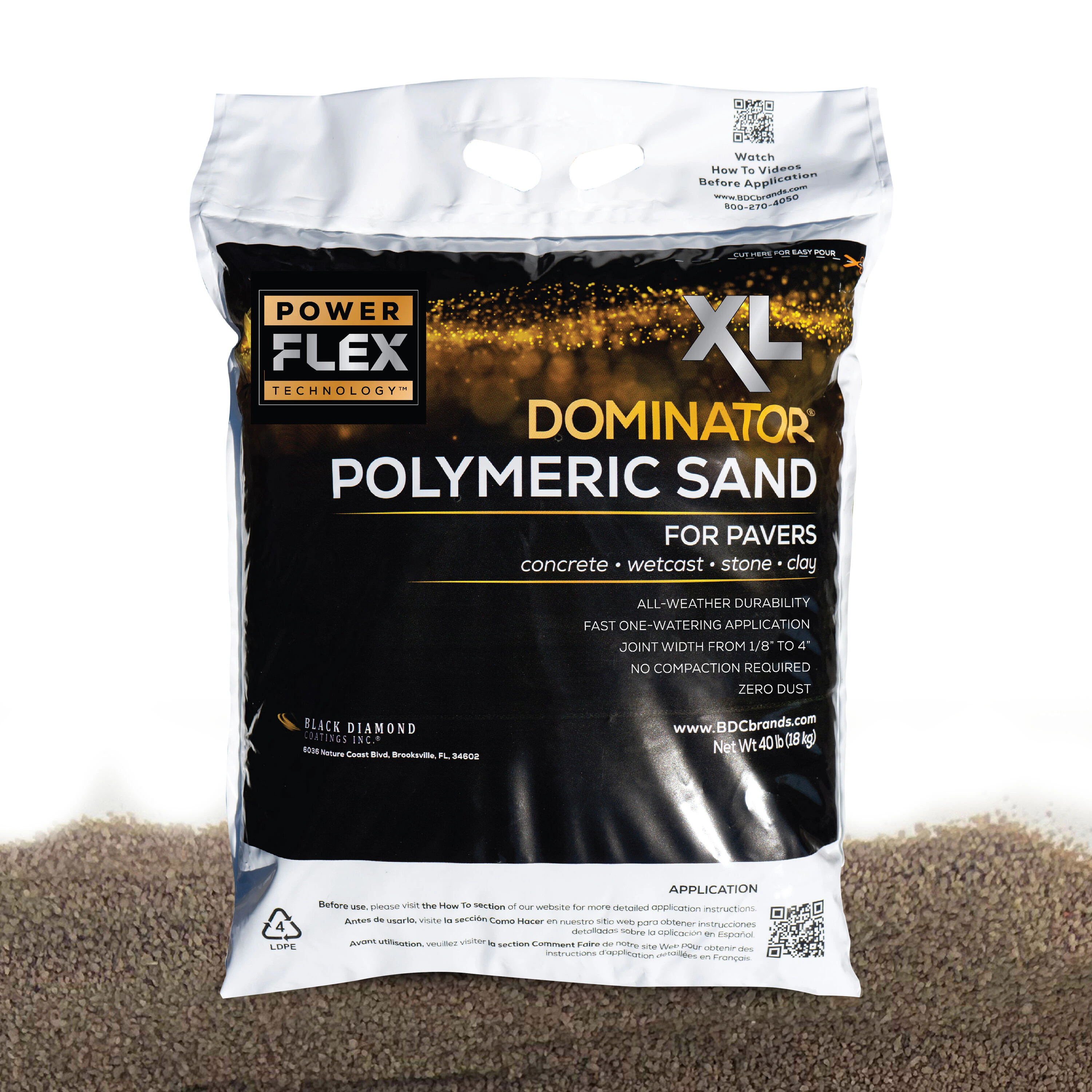 DOMINATOR 40 Pound(s) Camel Brown Paver Polymeric Sand in Brown/Tan | DPSXL40CB | Lowe's