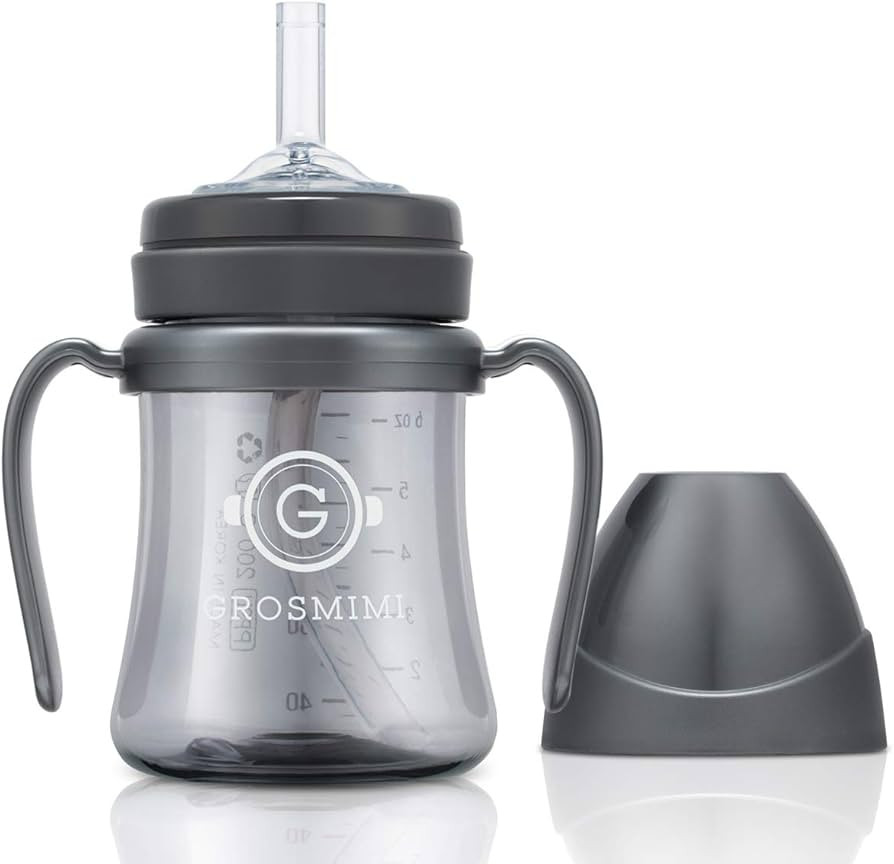 GROSMIMI Spill Proof no Spill Magic Sippy Cup with Straw with Handle for Baby and Toddlers, Custo... | Amazon (US)