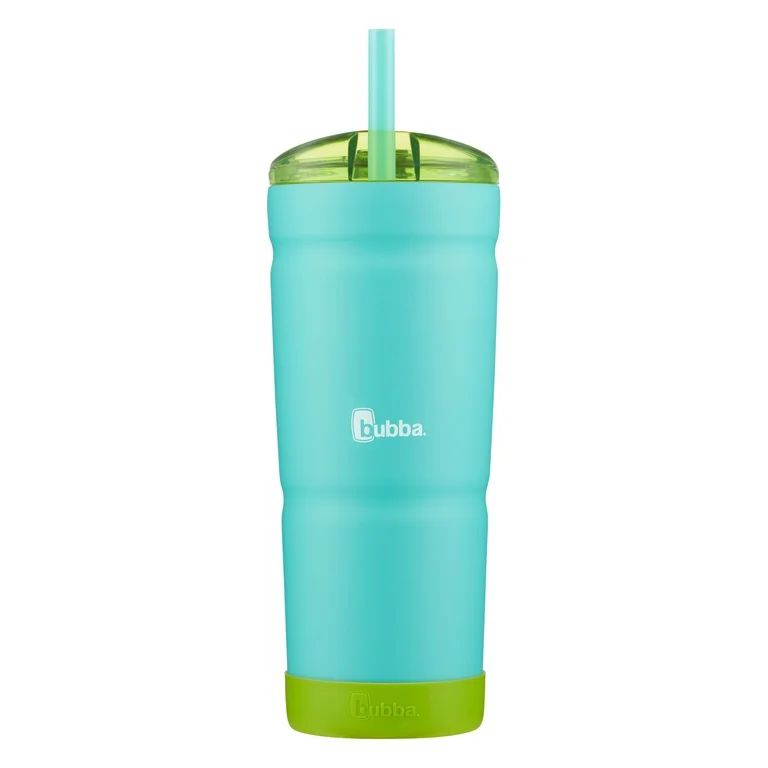 bubba Envy S Stainless Steel Tumbler with Straw and Bumper Rubberized in Teal, 24 fl oz. - Walmar... | Walmart (US)