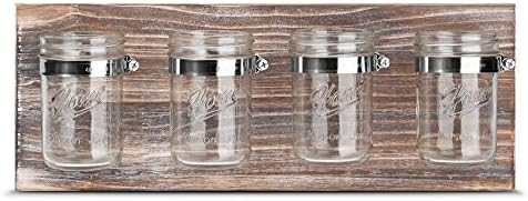 Bathroom Decor Mason Jar Farmhouse Decor - Bathroom Organizer Farmhouse kitchen Gift Ideal for Ha... | Amazon (US)