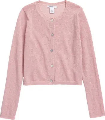 Kids' Shimmer Cardigan | Nordstrom