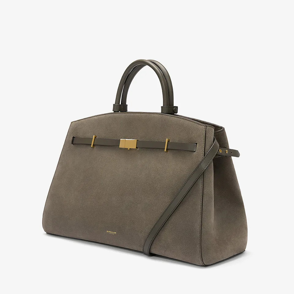 The Hudson | Deep Olive Suede & Deep Olive Smooth | DeMellier | DeMellier