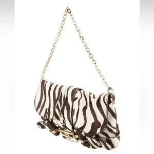 Jimmy Choo
Leather-Trimmed Ponyhair Shoulder Bag | Poshmark