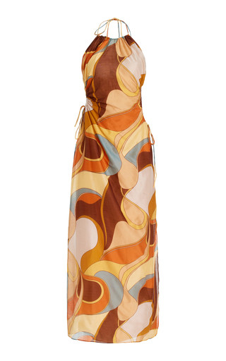 Vista Cotton And Silk-Blend Midi Dress | Moda Operandi (Global)