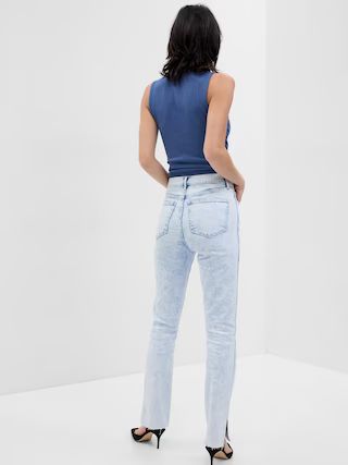 High Rise Split-Hem Vintage Slim Jeans with Washwell | Gap (US)