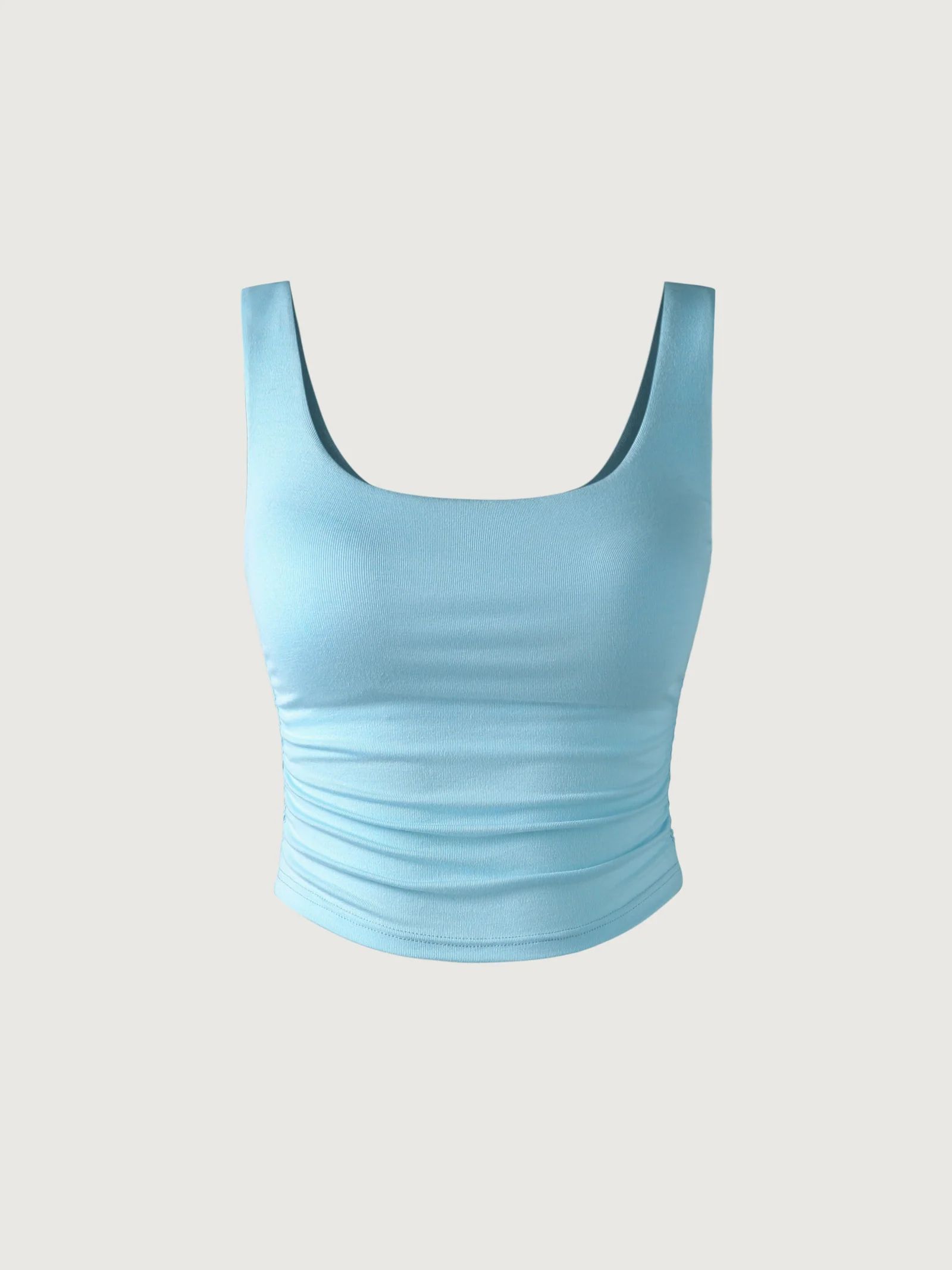 Eco-SkinKiss®2.0 Ruched Sides Square Brami Tank Top | OGL