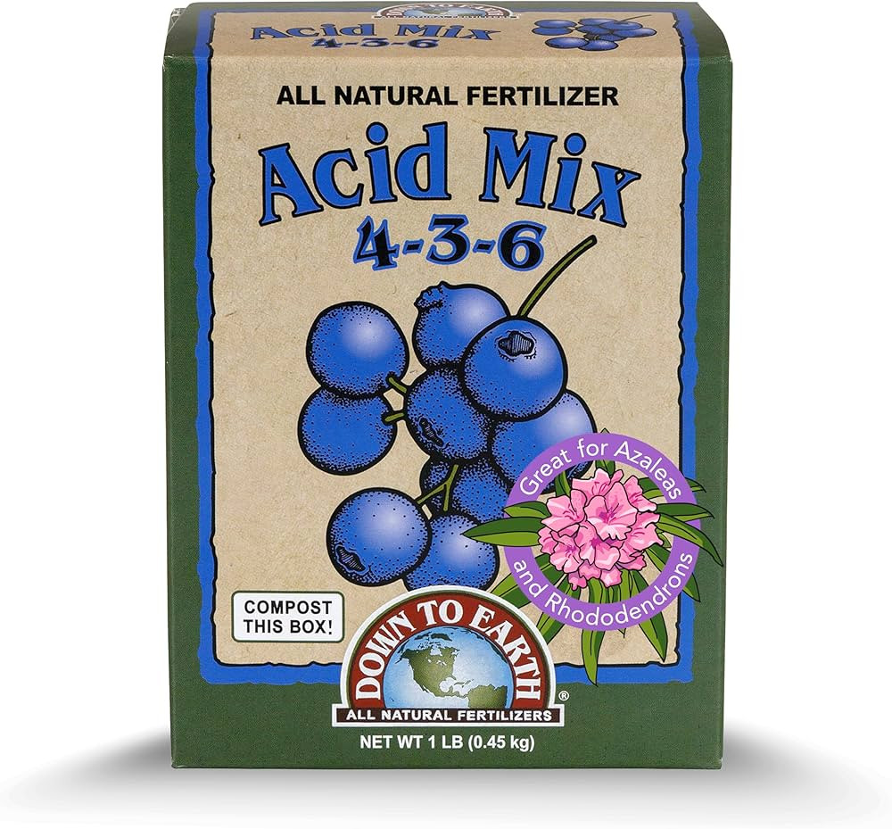 Down To Earth All Natural Fertilizers Organic Acid Mix - Plant Food for Blueberries, Raspberries,... | Amazon (US)