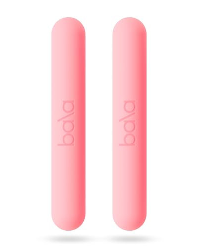 Bala Bars Dumbbell Set for Women & Men, 1lb (Blush) - Set of 2 Bars Designed for Walking, Strength Training, HIIT, Boxing & Aerobics - Dumbbell Weights for Working Out at Home | Amazon (US)