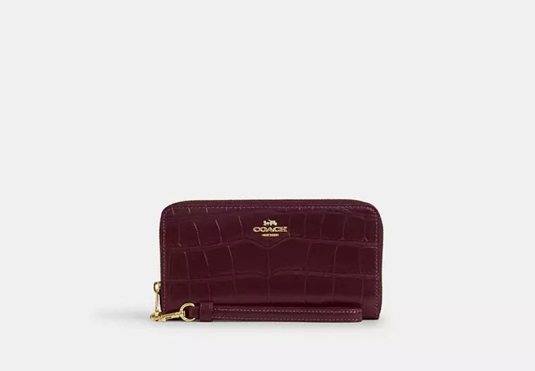 Long Zip Around Wallet | Coach Outlet US