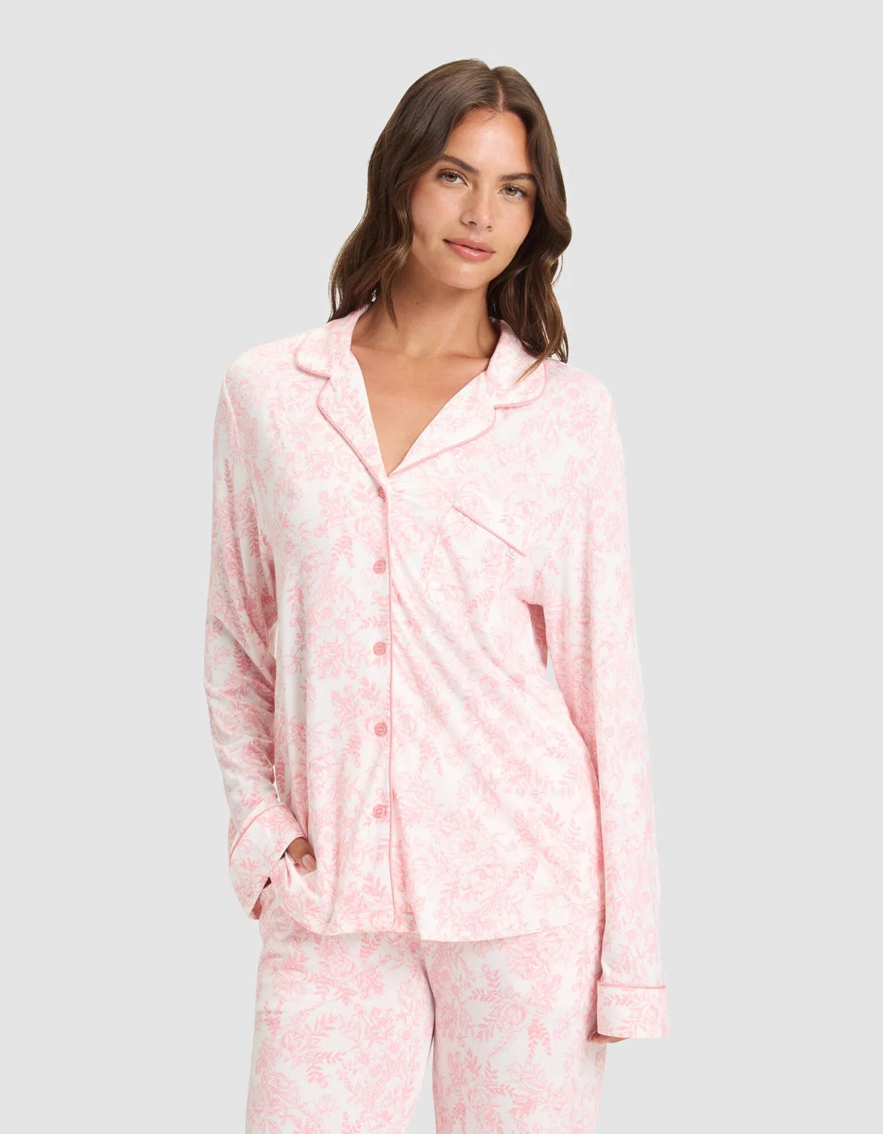 Women's Bamboo Stretch-Knit Long Sleeve Pajama Set | Cozy Earth