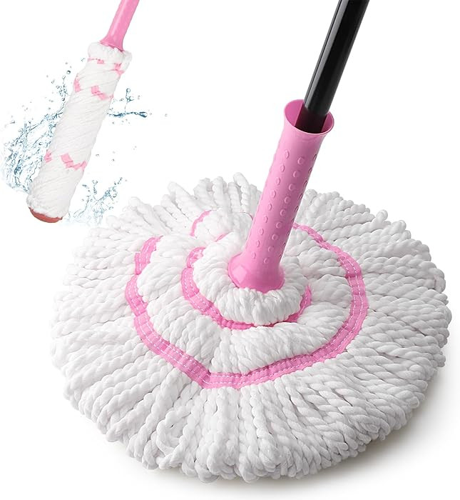 KeFanta Self Wringing Twist Mops for Floor Cleaning, Microfiber Floor Mop with Wringer, 57 " Long... | Amazon (US)