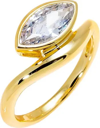CZ Marquise Swirled Pinky Ring | Nordstrom