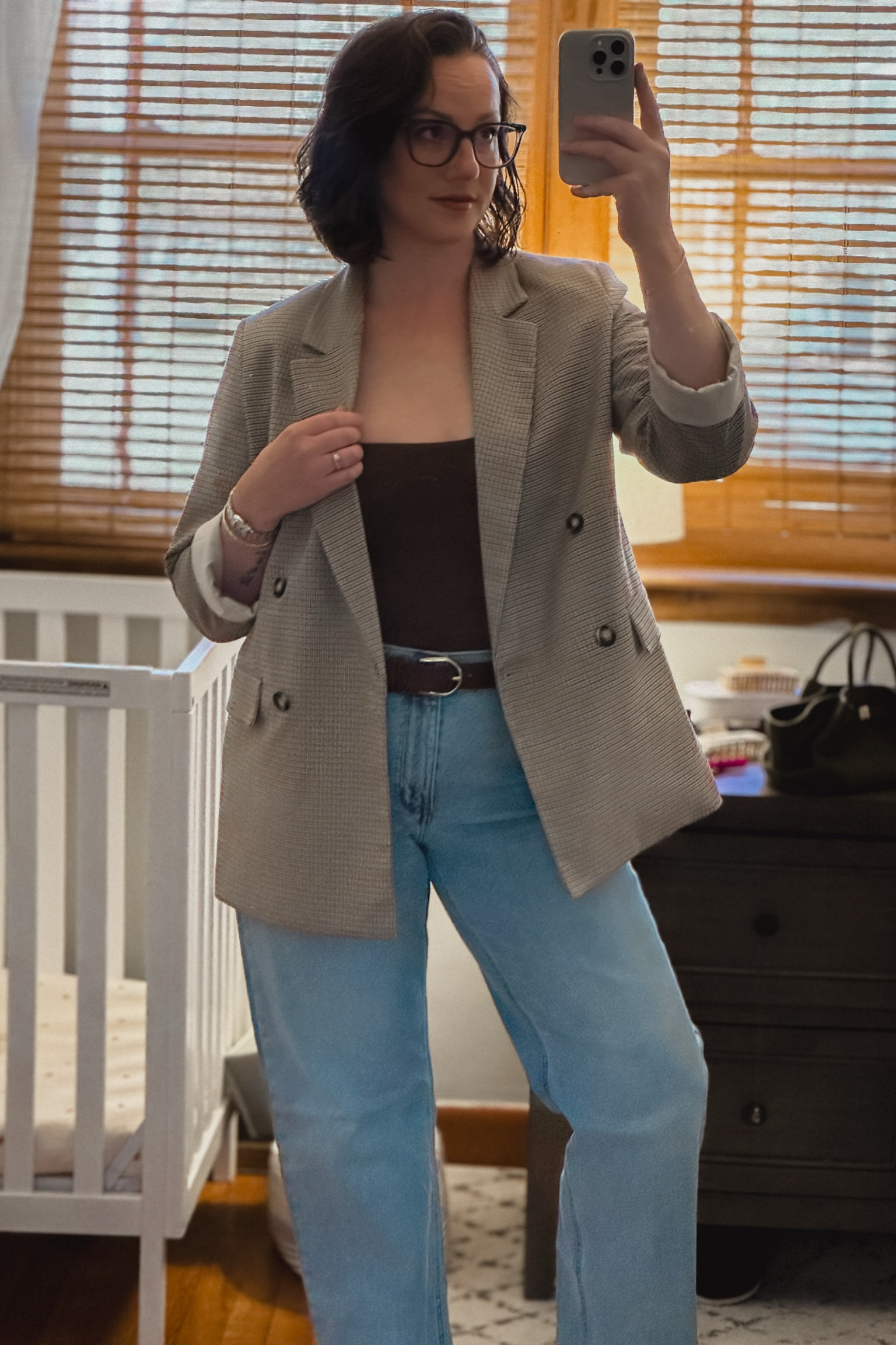 H&M blazer, Calvin Klein 90s jeans, skims bodysuit, bodysuit outfit, blazer outfit, 90s jeans, jeans outfit, Thanksgiving outfit, casual chic outfit, 90s inspired outfit

#LTKStyleTip #LTKSeasonal #LTKU