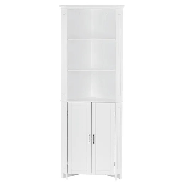 Somerset Tall Corner Cabinet - White | Wayfair North America