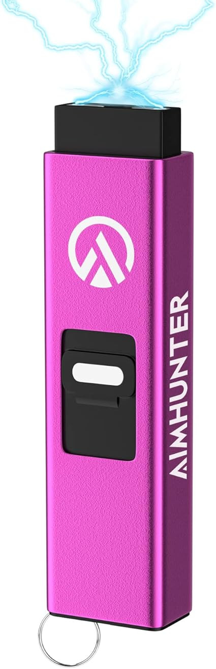 AIMHUNTER 10 Mini Volt Micro Stun Gun for Woman World's Smallest Stun Gun Rechargeable with LED F... | Amazon (US)