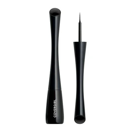 COVERGIRL Get In Line Liquid Eyeliner 325 Black Vinyl 0.08 oz Feather-Fine Tip Contour-Grip Handle Q | Walmart (US)