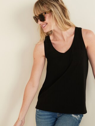 EveryWear V-Neck Pocket Tank Top for Women | Old Navy (US)