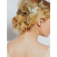 4Pcs Gold Butterfly Clips | Etsy (US)