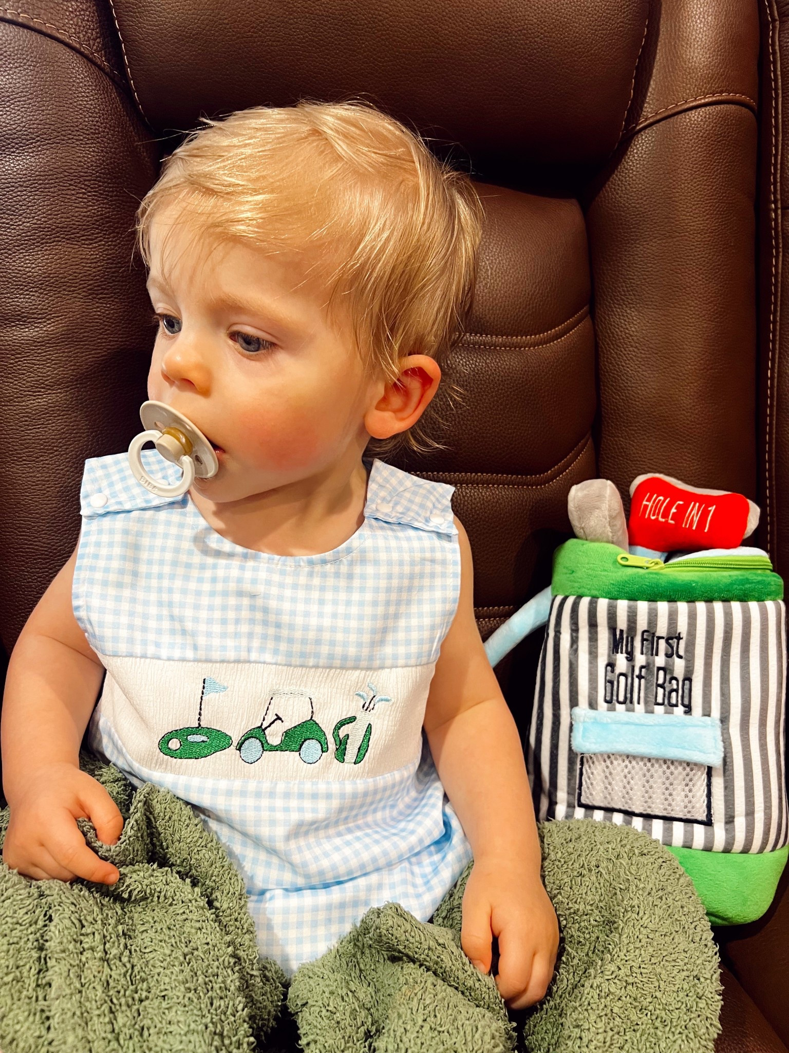 The most precious outfit and toy for the golf loving family!! ⛳️ #babygolfoutfit #babygolf #toddlergolf #kidsgolf #amazonfind #amazontoddler #amazonbaby 

#LTKFamily #LTKBaby #LTKSaleAlert