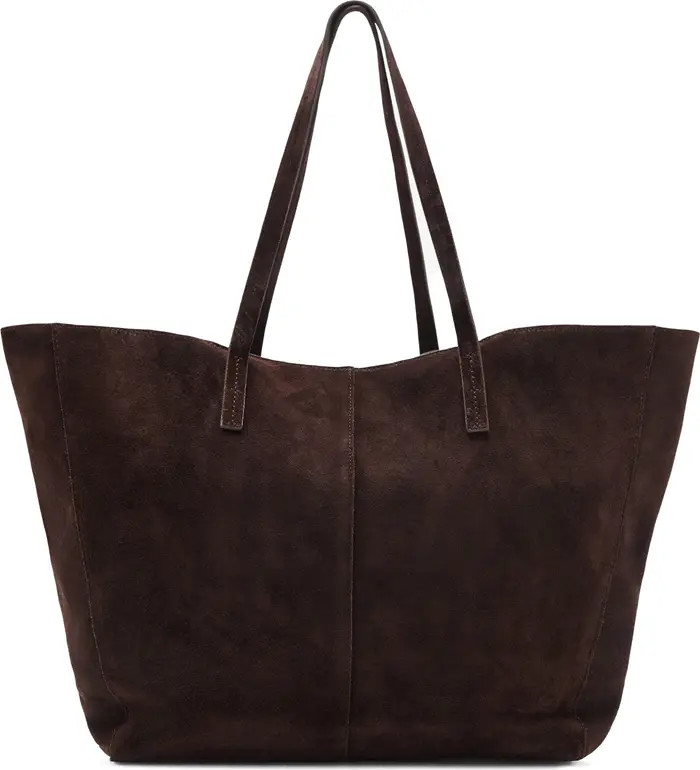 MANGO Medium Suede Shopper Tote | Nordstrom | Nordstrom